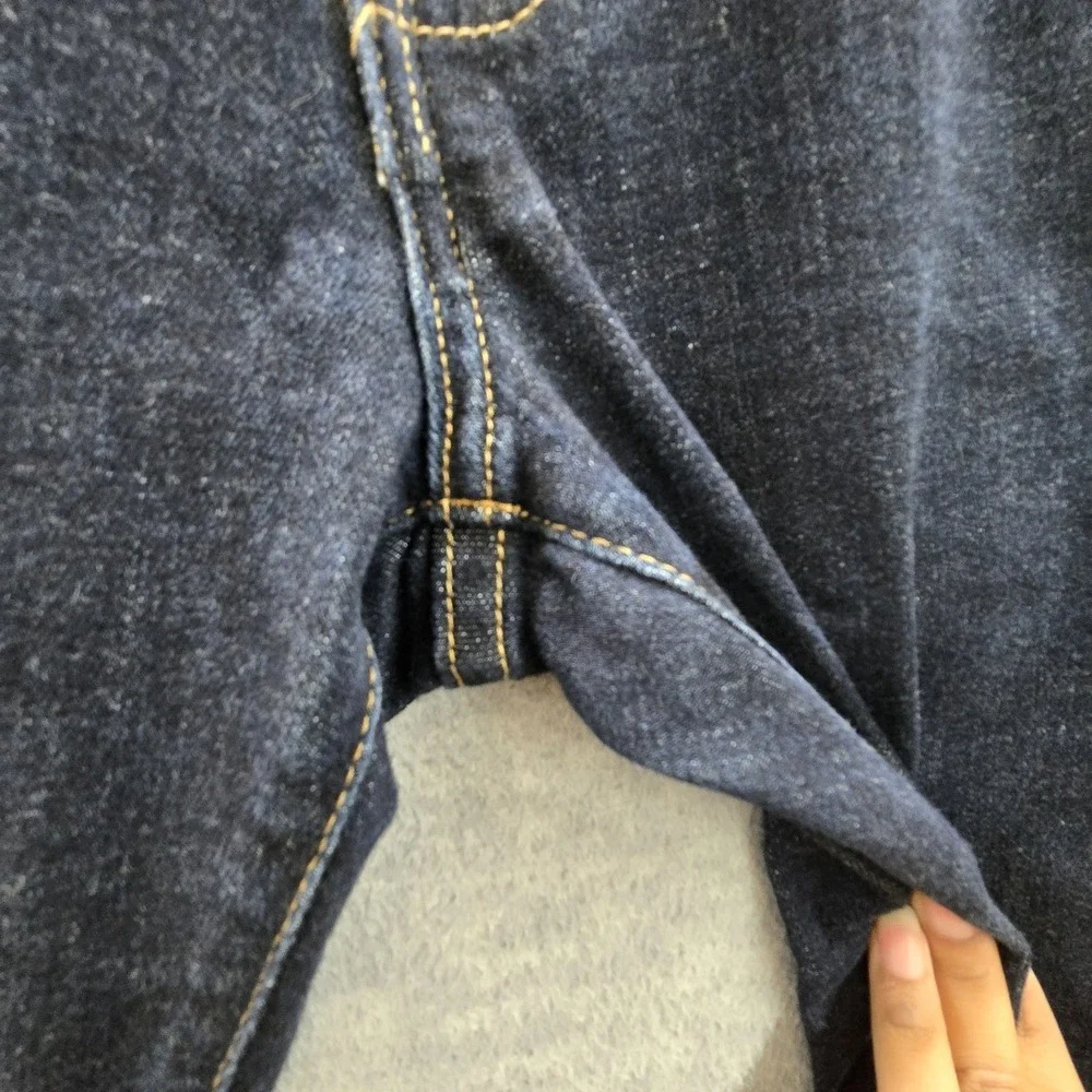 Lucky Brand Men Jeans 30X30 Dark Blue Denim 411 Athletic Taper Coolmax 23